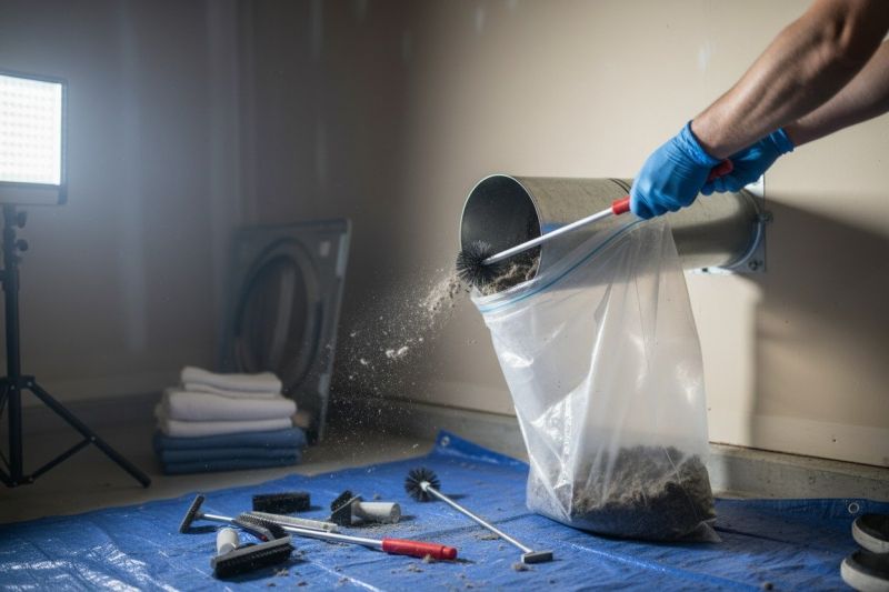 Dryer Vent Cleaning detail